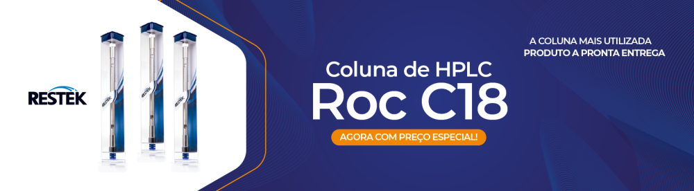 Coluna HPLC ROC C18 Restek Coluna HPLC Restek