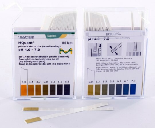 PAPEL IND. pH 4 - 7 MERCK (CX C/100LÂMINAS)