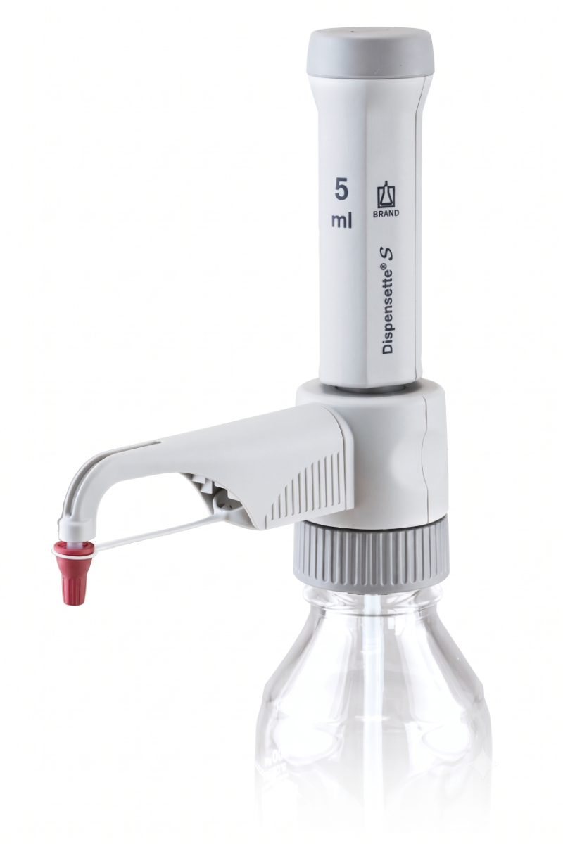 DISPENSADOR VOL. FIXO 5,0 ml (P/ REAG. / SOLV. / SOL.) DISPENSETTE S BRAND