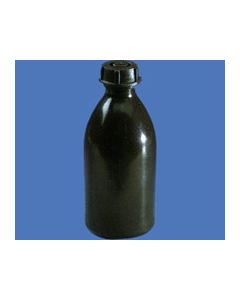 FRASCO P/REAG. 1000ml EM PE-LD MARRON BOCA ESTREITA BRAND