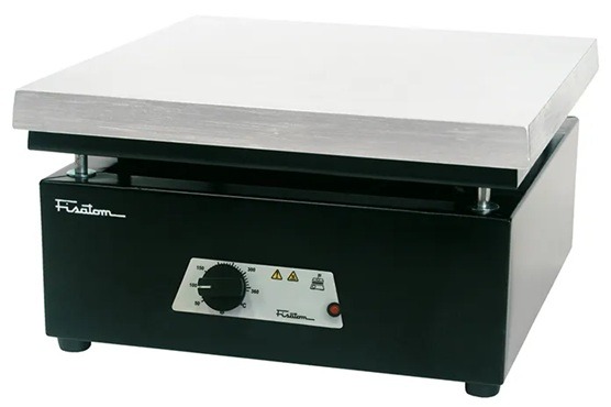 PLACA AQUECEDORA 31X31 CM, 1500W, 230V - MOD. 509 FISATOM