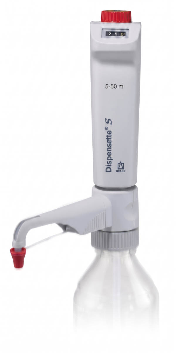 DISPENSADOR 5,0 - 50 ml (P/ REAG. E SOL.) DISPENSETTE S DIGITAL EASY CALIBRATION BRAND