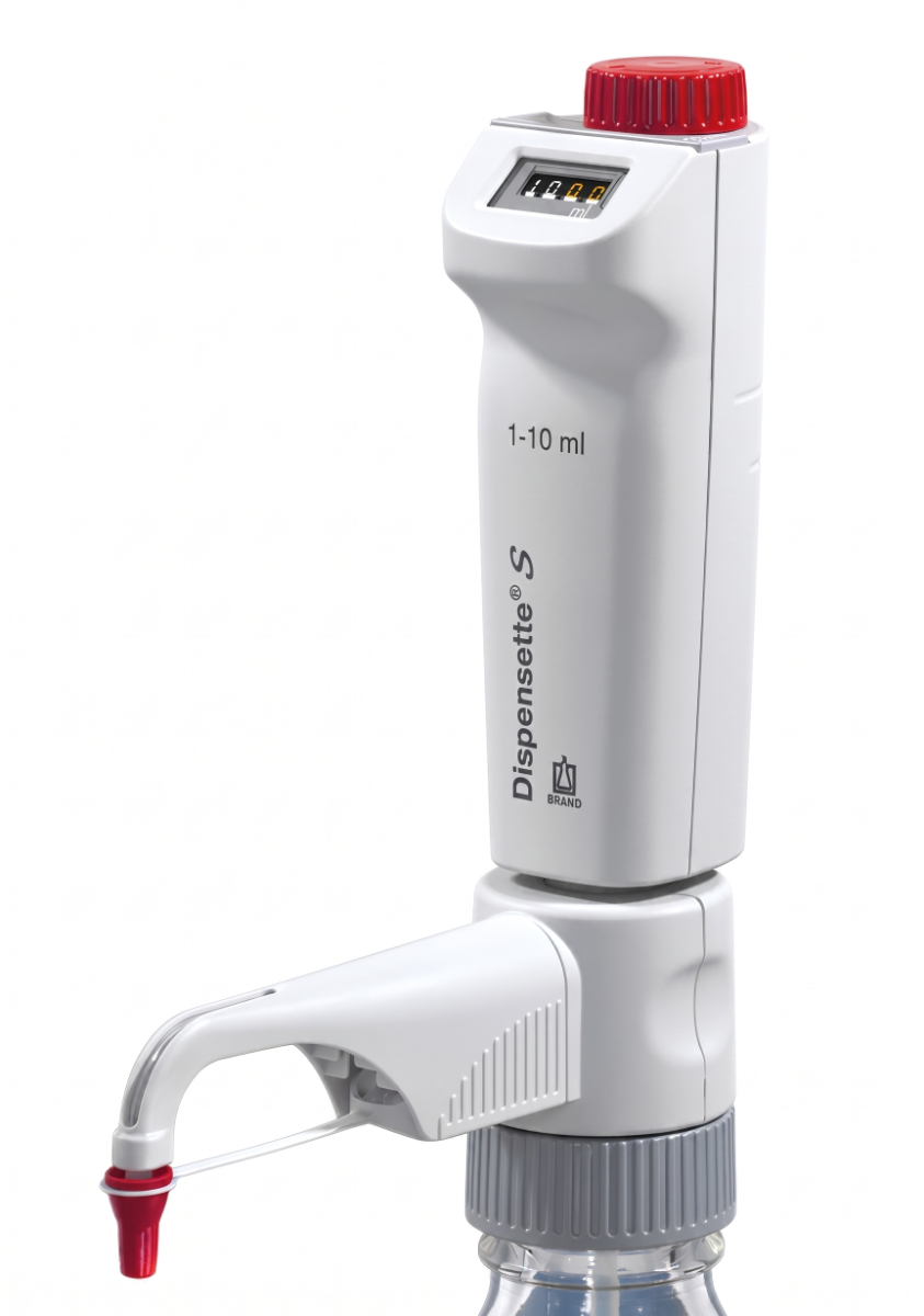 DISPENSADOR DIG. 1,0-10ml DISPENSETTE S EASY CALIBRATION BRAND (P/ REAG. E SOLUÇÕES)