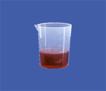 BEAKER  2000ml F. BAIXA EM PP GRADUAÇÃO EM RELEVO BRAND