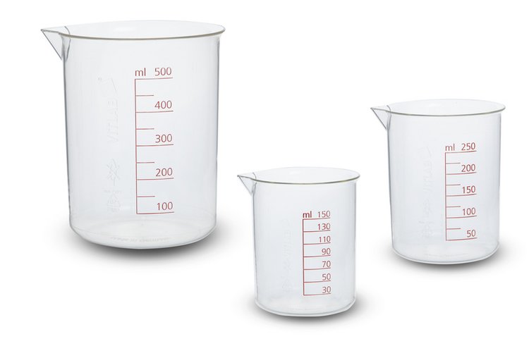 BEAKER GRIFFIN, AUTOCLAVÁVEL 2000ml, F. BAIXA, EM PMP, TRANSP. ESCALA EM RELEVO VITLAB