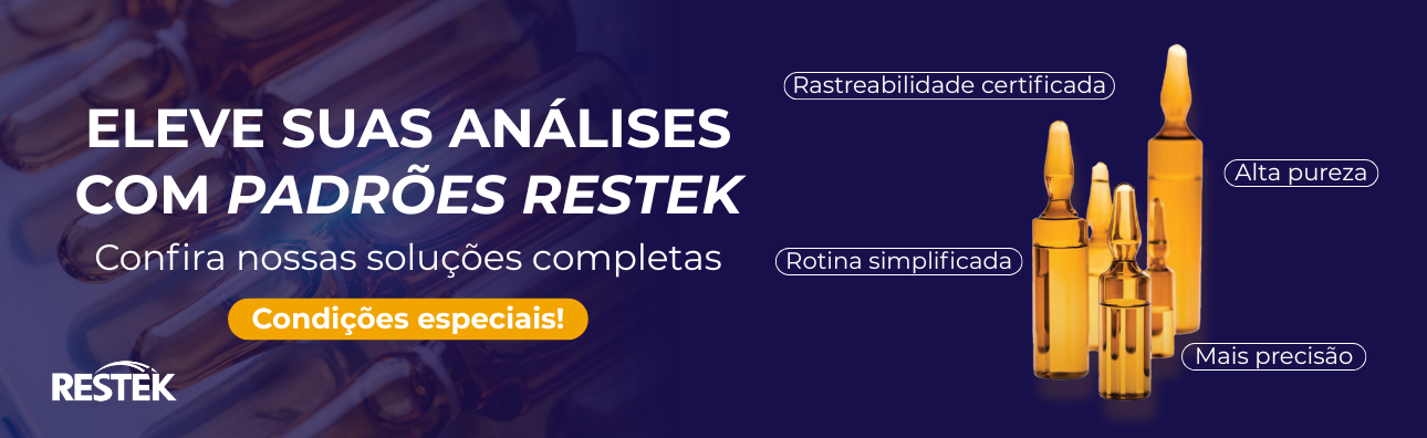 Padrões Analíticos Restek com Preços Especiais Padrão Analítico Restek